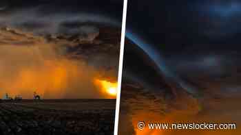 Stormjager filmt prachtige ‘supercell-onweersbui’ in Nebraska