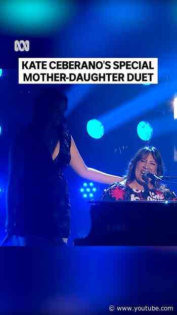 Kate Ceberano's special mother-daughter duet #ARIAAwards #HallOfFame #KateCeberano #AustralianMusic