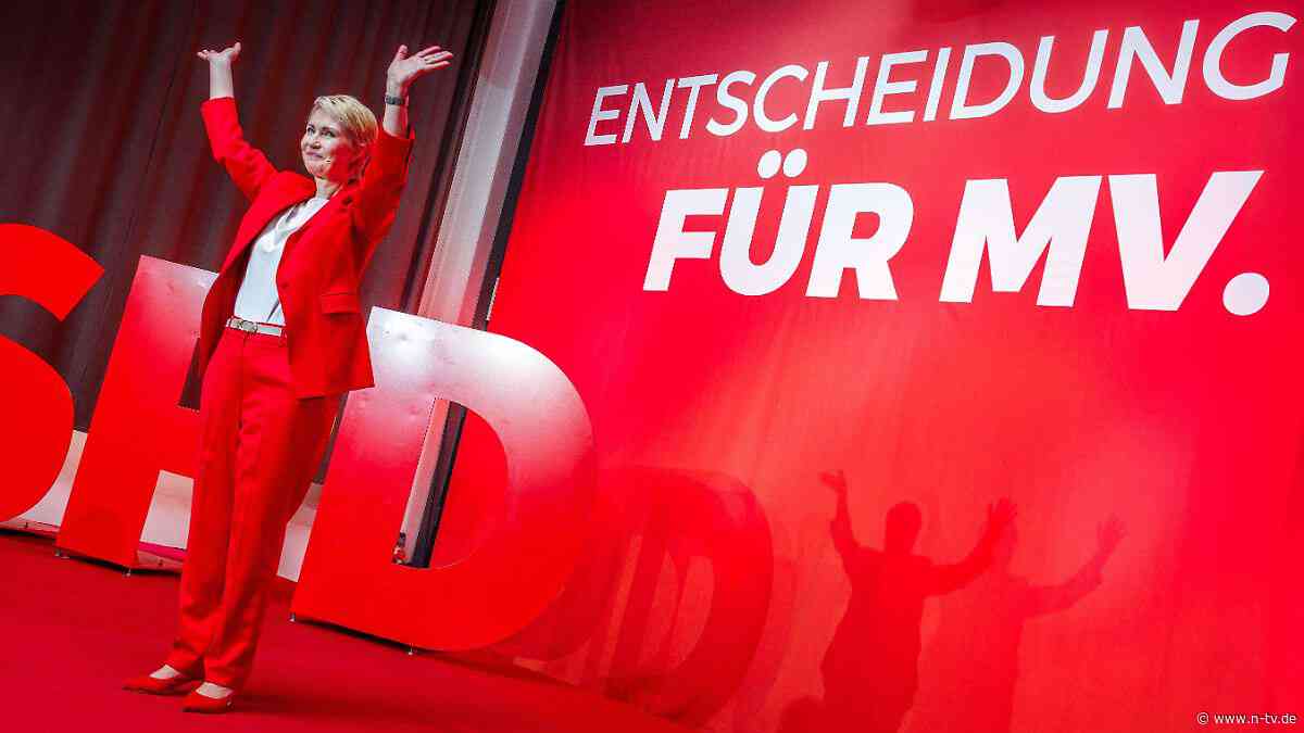 Parteitag in Wismar: SPD in Mecklenburg-Vorpommern setzt erneut auf Schwesig