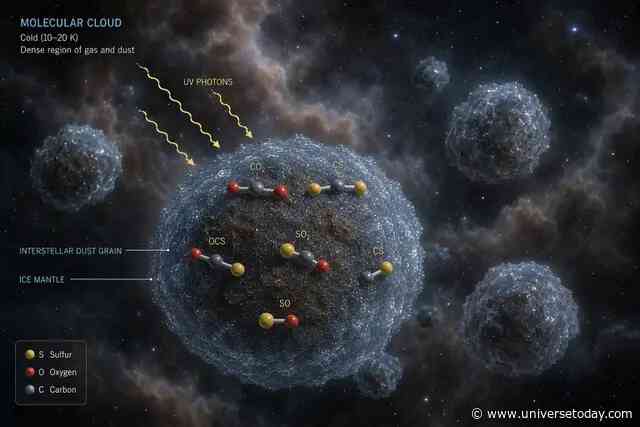 Astrochemical Model Digs Into the Universe's Missing Sulfur