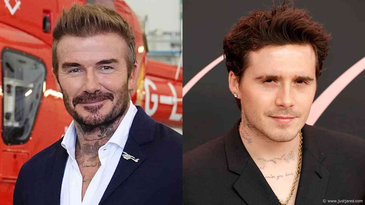 David Beckham Shuts Down Question About Family Drama with Son Brooklyn
