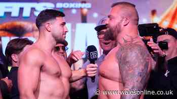 Tommy Fury v Eddie Hall fight exact start time, ring walk, undercard and how to watch
