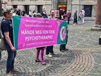 Demo in Bonn: Psychotherapeuten schlagen Alarm