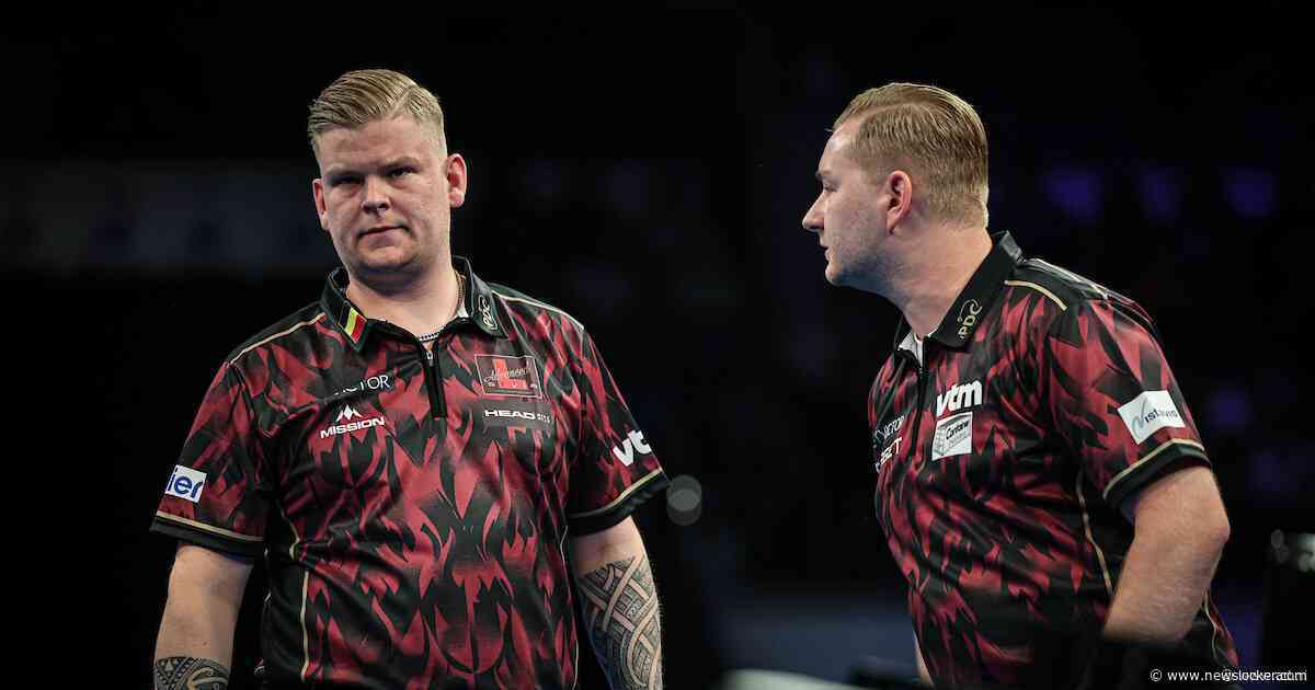 Belgen geven voorsprong uit handen en verliezen, Michael van Gerwen en Gian van Veen vanavond tegen Zweden