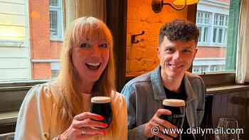 Sara Cox bids farewell to Radio 2 teatime slot after 'seven years of silliness' with a swanky dinner as she prepares to replace Scott Mills on the Breakfast show