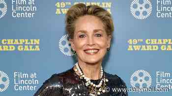Sharon Stone, 68, cuts intense figure during rare outing with son Quinn, 20, in Beverly Hills