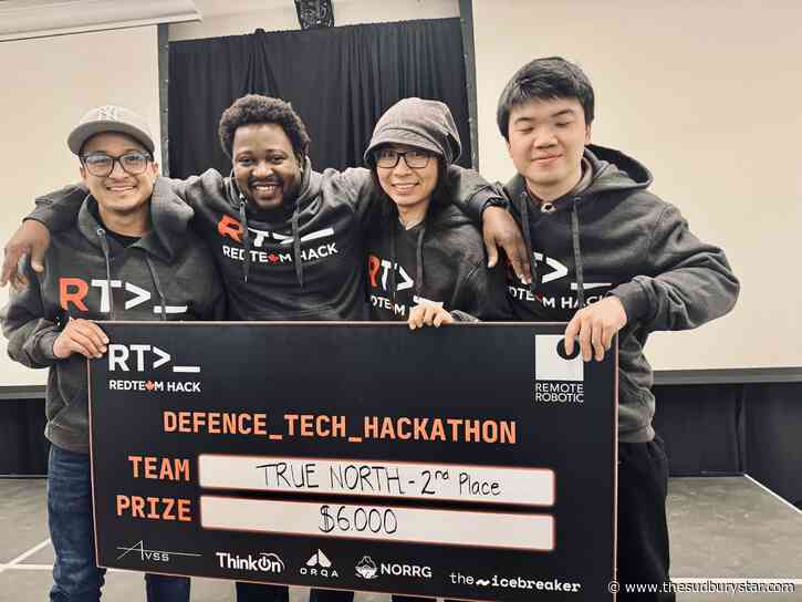 Cambrian College students earn second place at hackathon competition