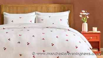 I found the prettiest embroidered bedding set reduced from £50 to £30 that 'looks great without ironing'