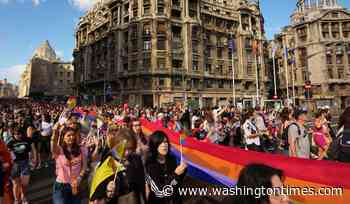 Tens of thousands join Pride marches in Romania, Bulgaria to call for equality