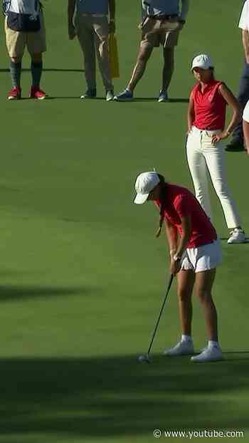 Kelly Xu and Anna Davis respond with a 4-and-3 win in foursomes!
