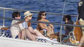 A popular boat combo! Beatles biopic recreates Paul and Ringo's 1964 yacht trip with girlfriends
