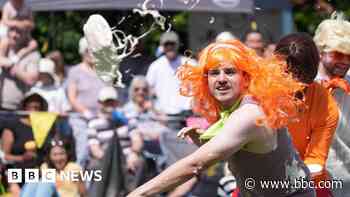 'Ready, steady, pie' at custard pie championships