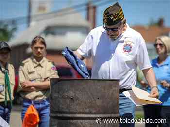 Photo gallery: Flags meet flames of honor in annual VFW ceremony