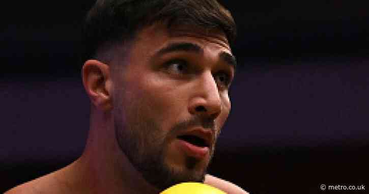Tommy Fury reveals newborn son’s wild name on boxing shorts after Molly-Mae’s warning