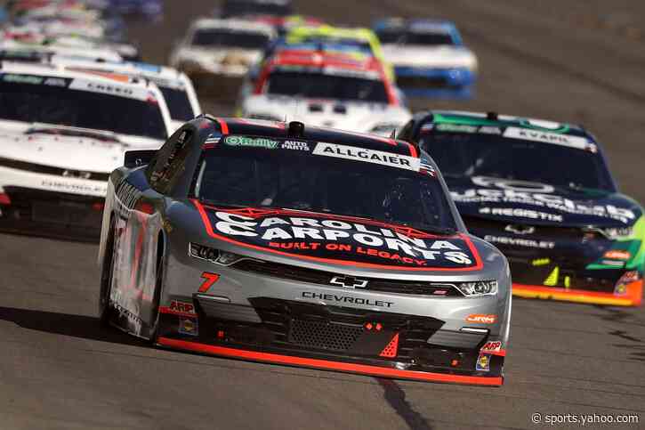 Justin Allgaier earns NASCAR O'Reilly win at Pocono over Brent Crews