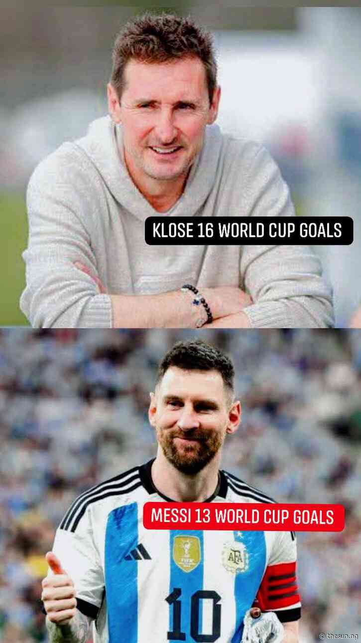 Messi good to break my record — Klose