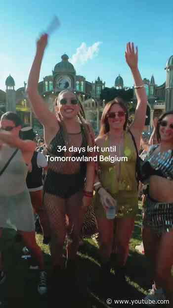 34 days left until Tomorrowland Belgium.
