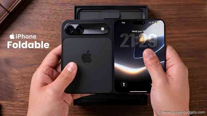 See the First Hands-on Video of the iPhone Fold Ultra