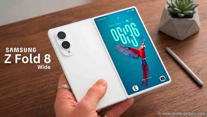 Why the Samsung Galaxy Z Fold 8 Wide is a Massive Surprise