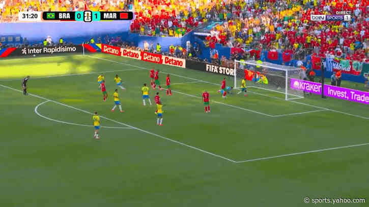 VIDEO: Vinicius Junior and Brahim Diaz make their mark at 2026 World Cup during Brazil-Morocco