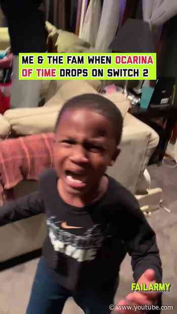 When the #ocarinaoftime remake drops on #Switch 2 #nintendo #reaction #shorts #crashout