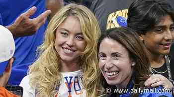 Sydney Sweeney steals the show at NBA Finals Game 5 with Scooter Braun after awkward Taylor Swift run-in... as Timothee Chalamet and stars cheer on Knicks in San Antonio