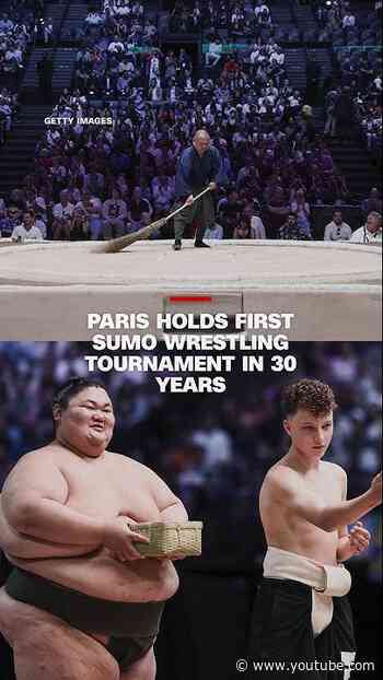 Paris holds first sumo wrestling tournament in 30 years
