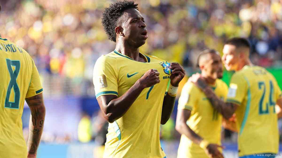 Bailed out by Vinícius Júnior, Brazil are still a ...
