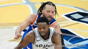Furious Spurs fans call for star to be benched after brutal start to Game 5... after costly error in NBA Finals collapse against Knicks