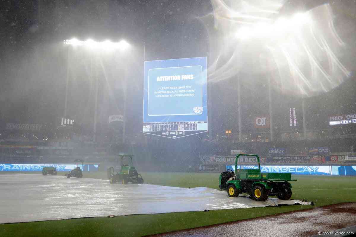 Tornado hits Kansas City hours after England arrive at World Cup base with players told to shelter