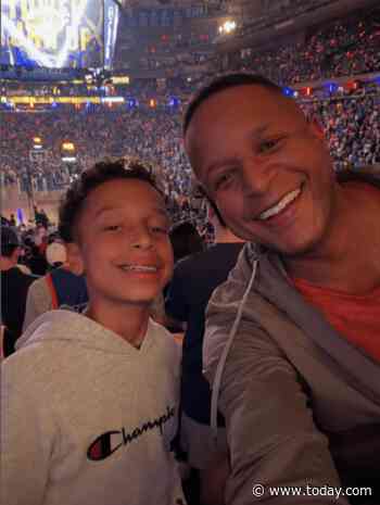 Craig Melvin Attends Knicks Historic Comeback With Son Delano, Shares Photos from ‘Core Memory’ Win