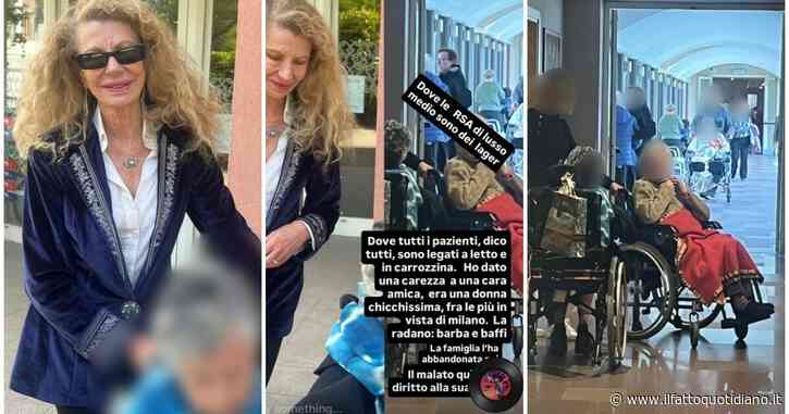 Sono entrata in una Rsa a fare visita a una persona cara e l’ho trovata legata alla carrozzina