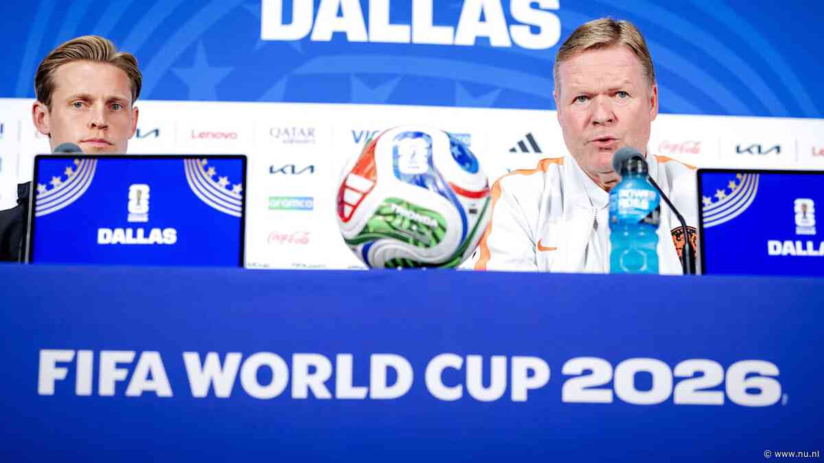Oranje wil negatief sentiment meteen keren op WK: 'Ons gevoel is niet zo slecht'