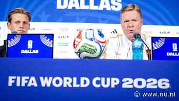 Oranje wil negatief sentiment meteen keren op WK: 'Ons gevoel is niet zo slecht'