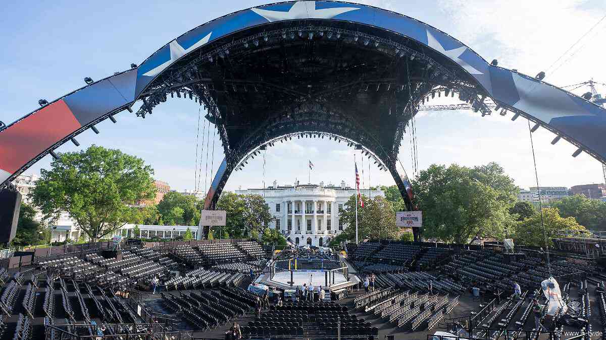 Symbol für kaputtes Amerika: Trumps Käfigspektakel ist das seltsamste Sportereignis aller Zeiten