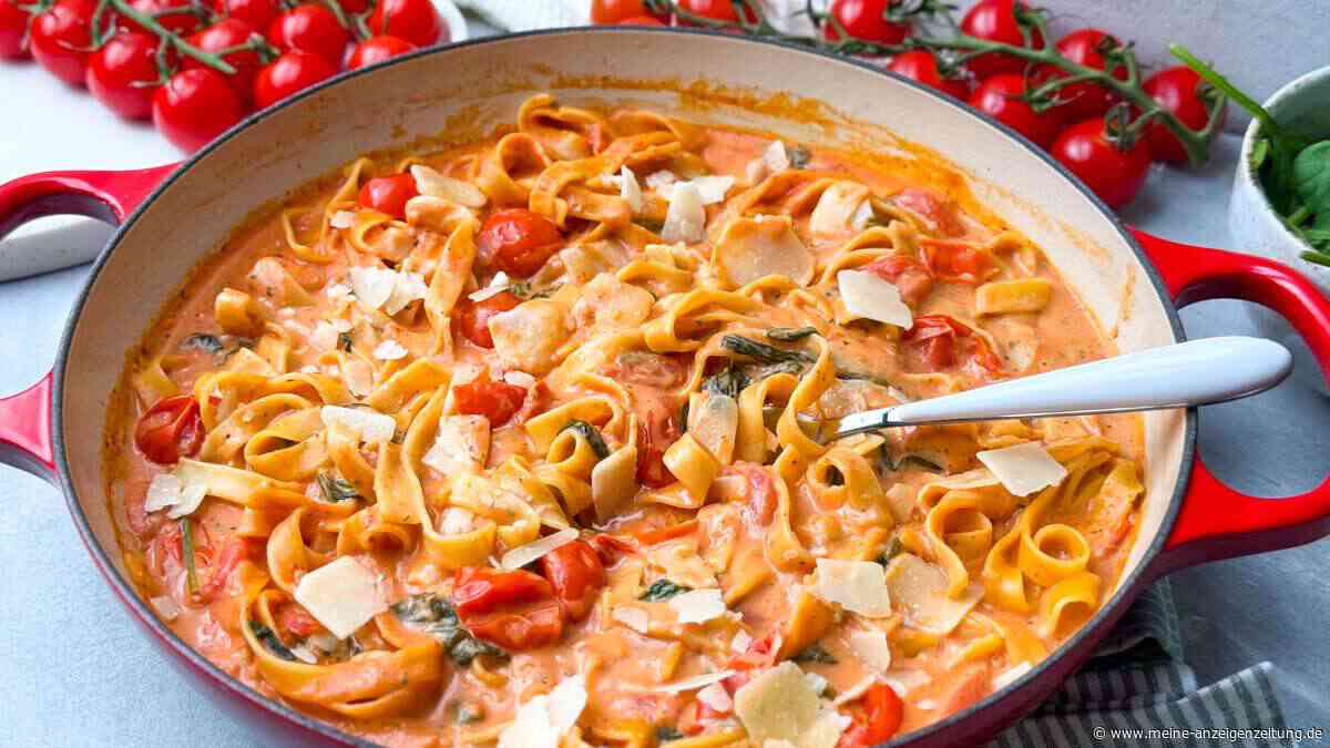 20-Minuten-Pasta: Cremiges Abendessen für müde Feierabende mit minimalem Aufwand
