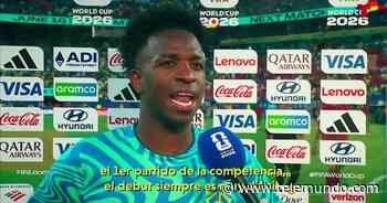 Vinicius: “Debemos mejorar y evolucionar”