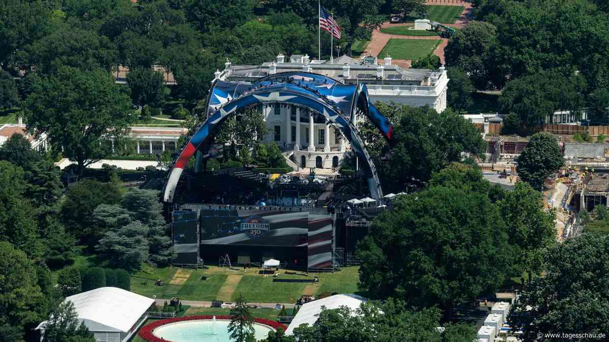 Umstrittene Show am Weißen Haus - Spektakel, Politik und Symbolik