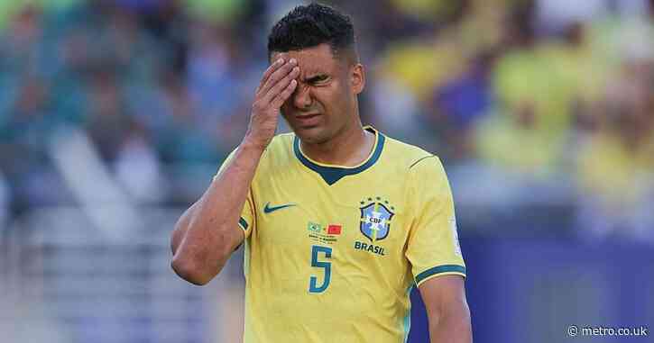 Casemiro and Carlo Ancelotti blasted by former Brazil star after Morocco draw