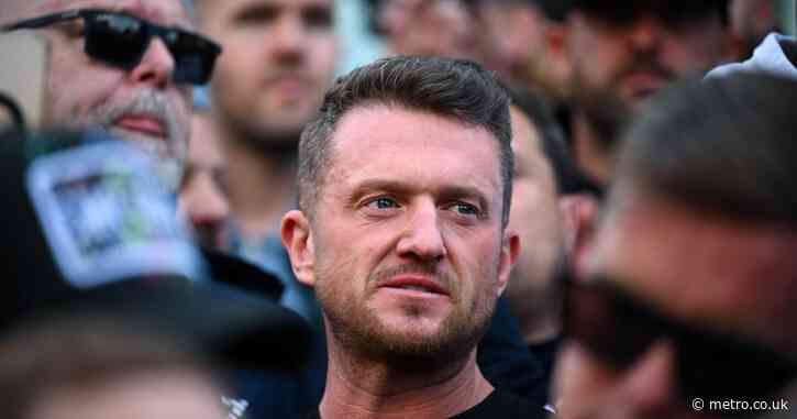 Tommy Robinson detained at Heathrow and begs supporters for money