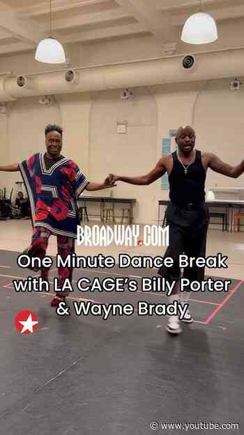 Billy Porter and Wayne Brady show off their LA CAGE AUX FOLLES choreography by Edgar Godineaux.