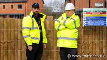 Man pays security guards £18,000 to protect wall two bricks high from developers