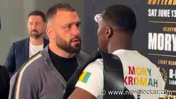 Staredown nieuw Glory-gevecht tussen Mory Kromah en Antonio Plazibat
