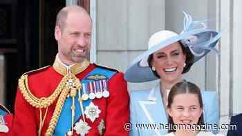 Prince William and Kate Middleton's rare look of love caught on camera at Trooping