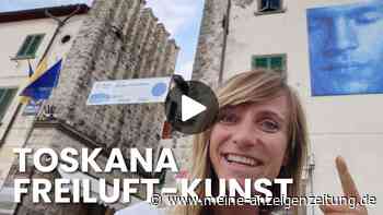 Video: Toskana-Dorf wird zur Kunst-Galerie unter freiem Himmel