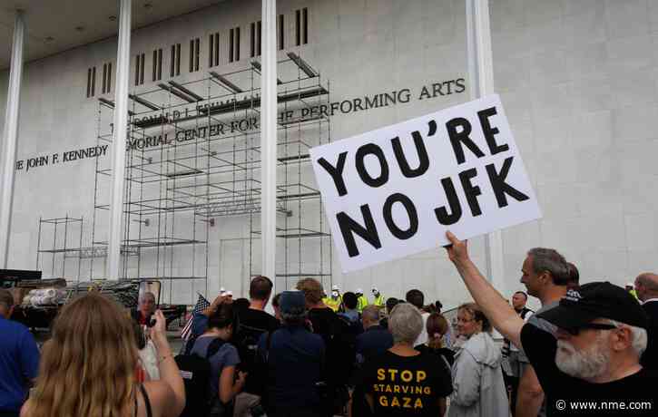 Donald Trump’s name has been fully removed from the Kennedy Center’s facade