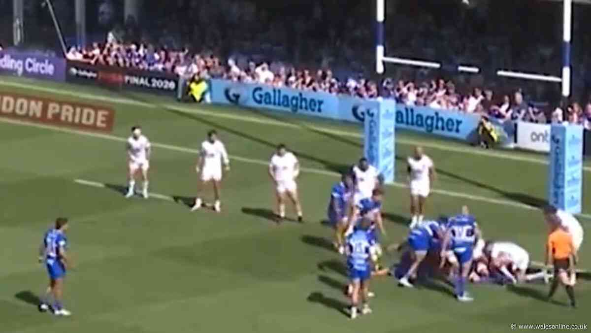 Bewildered Sam Warburton and Brian O'Driscoll in agreement as dramatic call backfires