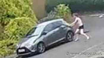 Man in pants used Hoover to smash eight neighbours' cars after row