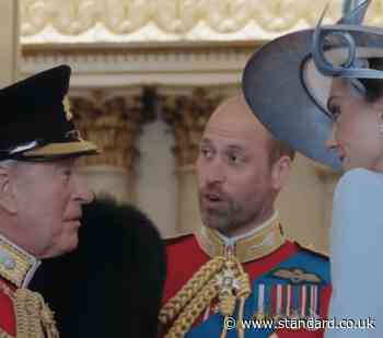 William and Kate share behind-the-scenes video of relaxed royals at Trooping the Colour