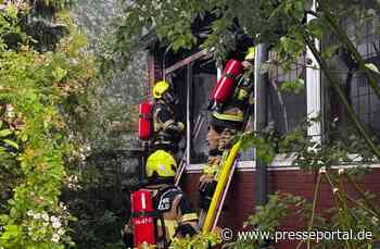 FW-PI: Feuer in leerstehenden Gewerbegebäude